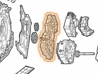 Valve Body, PY8A (Cast # PY8) — Part # 60740EB