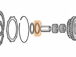 Thrust Bearing, AK/AS/F4/CA/L5/P1 (K4 & G4 Some) 2-4 Drum To 4th Gear (2.112”OD) (.076”) (Also Fits F4/K4/G4 3rd Gear… — Part # 60232A