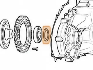 Seal, F4/K4 Axle (Case Side) (40x62x9mm) — Part # 60076CA
