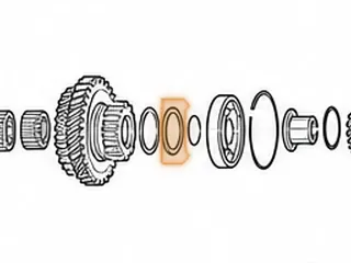 Race, AK/AS/F4/K4/L4/CA/P1 4th Gear (Mainshaft) (Rear) (.116”) — Part # 60239A