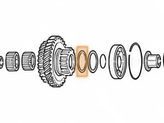 Thrust Bearing, AK/AS/F4/K4/L4/CA/P1/G4/L5/PL5X 4th Gear (Mainshaft) To Race — Part # 60238A