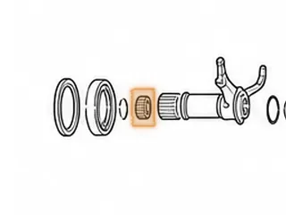 Caged Needle Bearing, AK/AS/CA/L4/P1 Converter Reactor (Front) — Part # 60209A