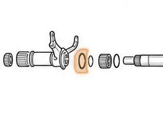 O-Ring, AK/AS/CA/F4/L4 Converter Hub (Small) — Part # 60381A