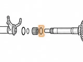 Spacer, AK/AS/CA Mainshaft To Bearing # 214 (.155” Thick) — Part # 60215A