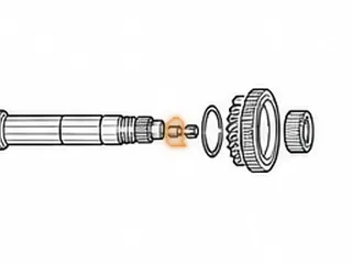 Bushing, AK/AS/F4/K4/CA/L4/P1/G4/L5/PL5X Mainshaft (Front, Small) — Part # 60047A