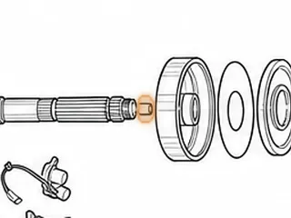 Bushing, AK/AS/F4/K4/CA/L4/P1/G4/L5/PL5X Countershaft (Large) — Part # 60052A