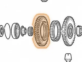 Gear, K4 Low Countershaft (45 Teeth) (4 Groove) — Part # 60801E