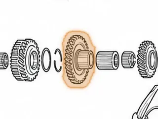 Gear, AK/AS 2nd Countershaft (39 Teeth) — Part # 60804A