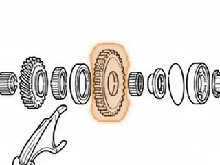 Gear, AK/AS Reverse Countershaft (43 Teeth) (1 Groove) — Part # 60816A