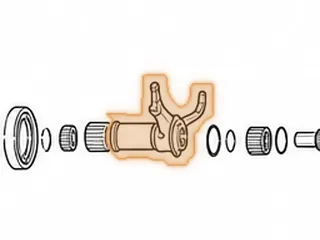 Shaft, F4 Stator (Cast # PF4) — Part # 60529C