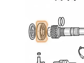 Roller Bearing, F4/K4/G4/L5 Countershaft To Bell Housing (2.638”OD) — Part # 60254C