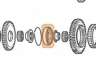 Ball Bearing, (Some CA) Countershaft To Case (Last 3 Cast # OIN) — Part # 60274DA