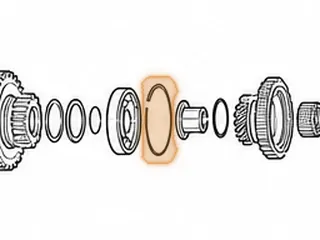 Snap Ring, CA/L4/P1 Holds Mainshaft Bearing To Case — Part # 60883D