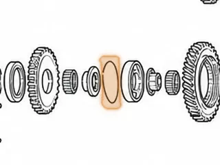 Snap Ring, AK/AS/CA Holds Countershaft Bearing To Case — Part # 60884A