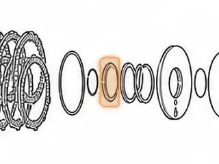 Retainer, AK/AS/F4/CA/G4 2nd Clutch (For Thin Hub Drum) (CA Civic & CA Integra With Tag # Up To 1290173) — Part # 60980A