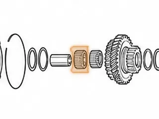 Caged Needle Bearing, G4/L5/PL5X 4th Gear (Mainshaft) (.768” Thick) (Use 60268Y) — Part # 60236G