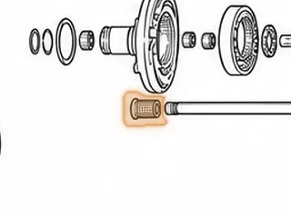 Shaft, M41 Transfer Drive — Part # 13675