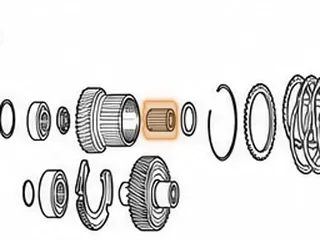 Caged Needle Bearing, M41 Output Shaft To Driven Transfer Gear — Part # 13285