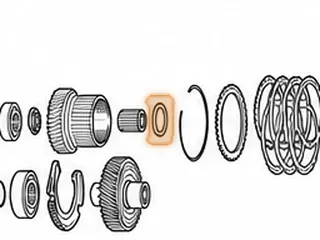 Washer, M41 Transfer Clutch Drum To Driven Transfer Gear — Part # 13287