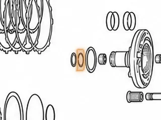 Race, M41 Forward Drum To Stator (3 Tab) 1975-83 — Part # 13228