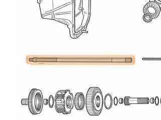 Turbine Shaft, M41 (20 1/2” Long) — Part # 13673A
