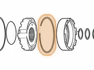 Snap Ring, M41 Holds Center Support In Case — Part # 13883