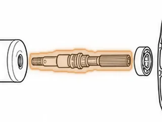 Output Shaft, M41 4x4 Rear Output — Part # 13678A
