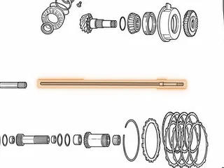 Pump Shaft, M41 (22 1/4” Long) No Check Ball Inside — Part # 13671B