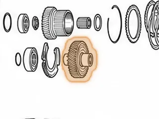 Gear, M41 Transfer Drive (45 Teeth) (1 Groove) — Part # 13710