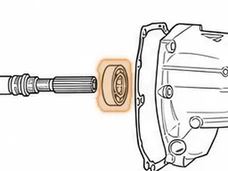 Ball Bearing, M41 Rear Transfer Output Shaft — Part # 13271