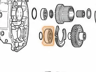 Ball Bearing, M41 Front Transfer Drive Gear — Part # 13286