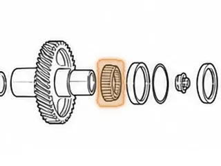 Cone Bearing, MPYA / M5DA Secondary Gear To Case — Part # 70289B