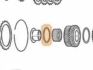Thrust Bearing, MPYA / M5DA 3rd Gear (Counter Shaft) (Both Sides) (Also Low Gear To Inner race) — Part # 70263B