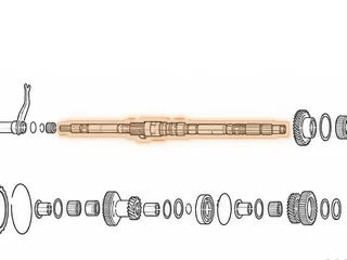 Mainshaft, MPWA (Vigor) 41 Teeth (1 Groove) 3.690”OD (18 5/8” Long) — Part # 70672C