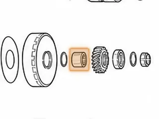 Caged Needle Bearing, MPWA (Vigor) Low Gear (Countershaft) (Use 30229A) — Part # 70279C