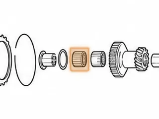 Caged Needle Bearing, MPYA / M5DA Low Gear (Mainshaft) (1.025” Thick) — Part # 70247B