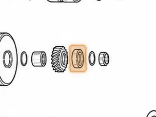 Ball Bearing, MPYA / M5DA (Mainshaft) 2nd Drum To Rear Cover (2.048”OD) — Part # 70269B
