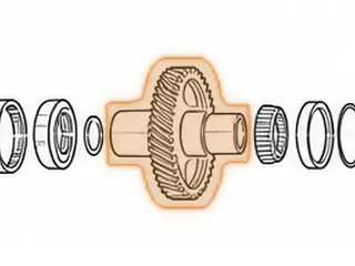 Secondary Gear, M5DA (52 Teeth) 1 Groove (P5DA Casting) — Part # 70708H