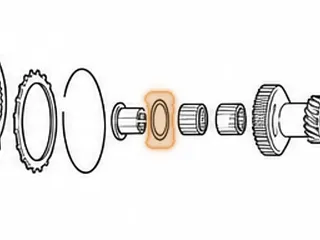 Thrust Bearing, MPYA / M5DA Low Gear 1st / 4th Drum (Mainshaft) — Part # 70244B