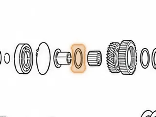 Thrust Bearing, MPYA / M5DA 2nd Gear To Mainshaft (Use 80253) — Part # 70217B