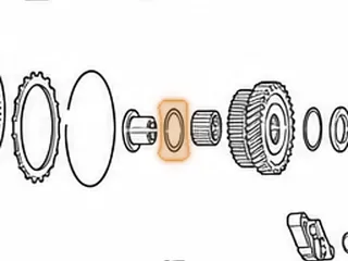 Thrust Bearing, MPYA / M5DA Reverse Gear (Countershaft) — Part # 70294B