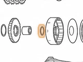Shim, MPYA / M5DA Park Gear To Reverse Drum (Countershaft) (.097” Thick) — Part # 70270B