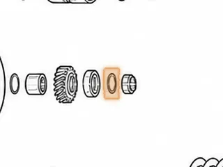 Washer, MPWA Under Mainshaft Nut (Also MPWA Under Counter Shaft Nut) — Part # 70207C
