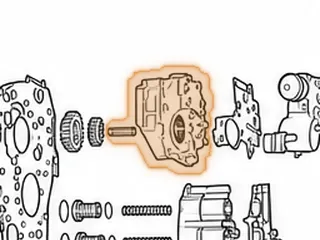 Pump Housing, M5DA (Cast # M5D) — Part # 70510H