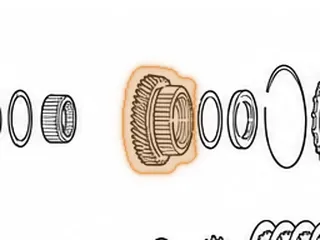 Gear, M5DA 4th (Mainshaft) 46 Teeth (1 Groove) — Part # 70809H