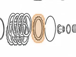 Pressure Plate, BAYA/BGFA/BVGA-5/BVGA-6/BVGA-7/BYBA/B7WA/MFYA/MGFA/MGHA/ MGSA/M7WA 2nd Clutch #144 (# 3)(.169”) — Part # 70150BC