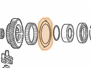 Retainer, MPYA / M5DA Holds Sprag Into Low Gear — Part # 70694B