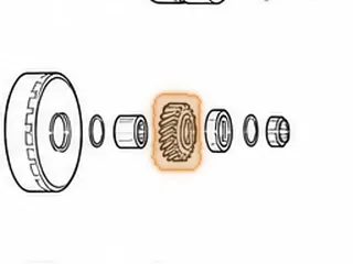 Gear, M5DA Reverse (Mainshaft) 25 Teeth — Part # 70815H