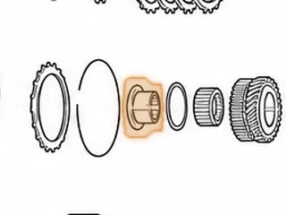 Collar, MPYA / M5DA (Mainshaft) 3rd Drum To 3rd Gear Top Hat (1.142” Tall) — Part # 70266B