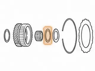 Thrust Bearing, S24A / A24A / M4TA / M24A / MDLA 4th Gear To Low Hold Drum (Secondary Shaft) (1.685”OD) (1.108”OD)… — Part # 90253B